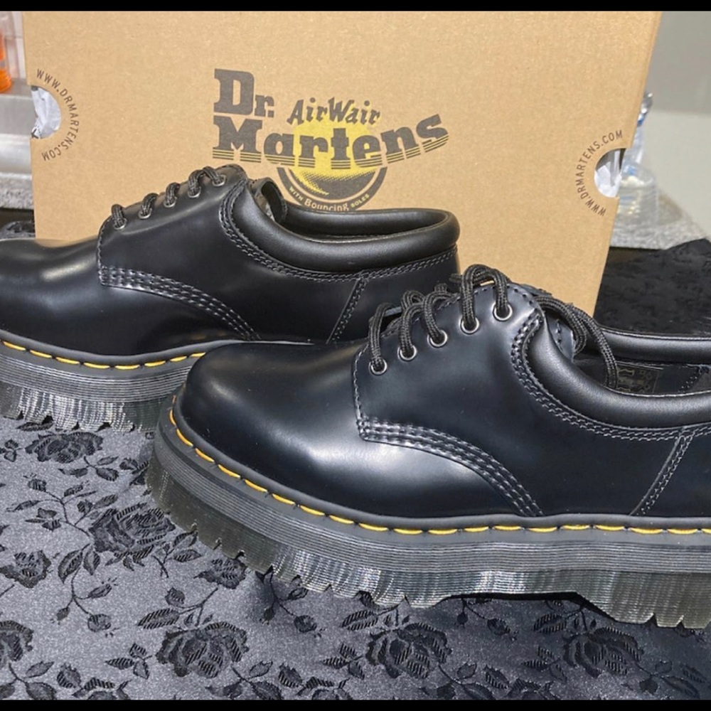 brand new: doc martens 8053 quad platforms